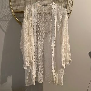 Boho shawl cream